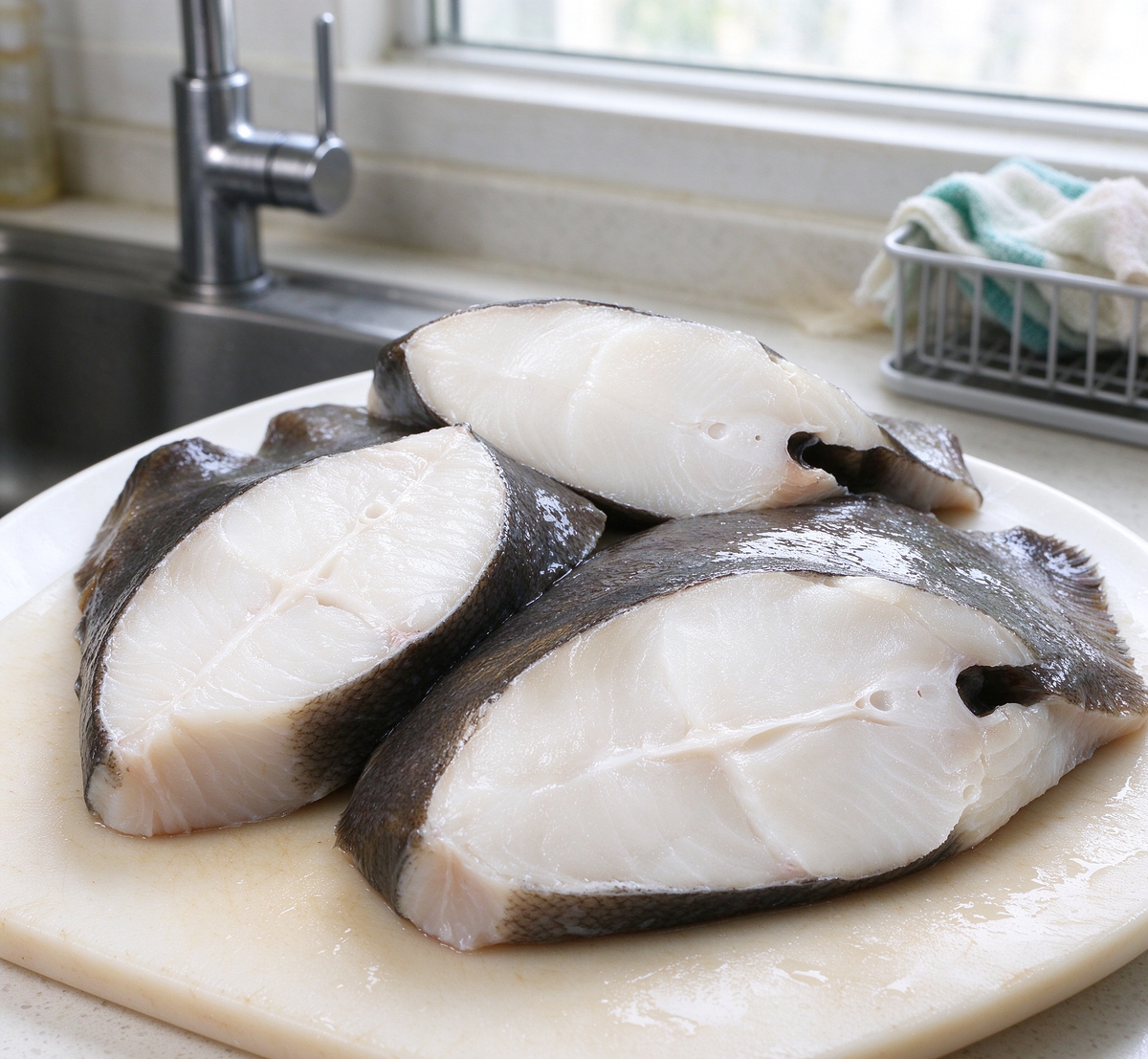Fresh Flounder Steaks